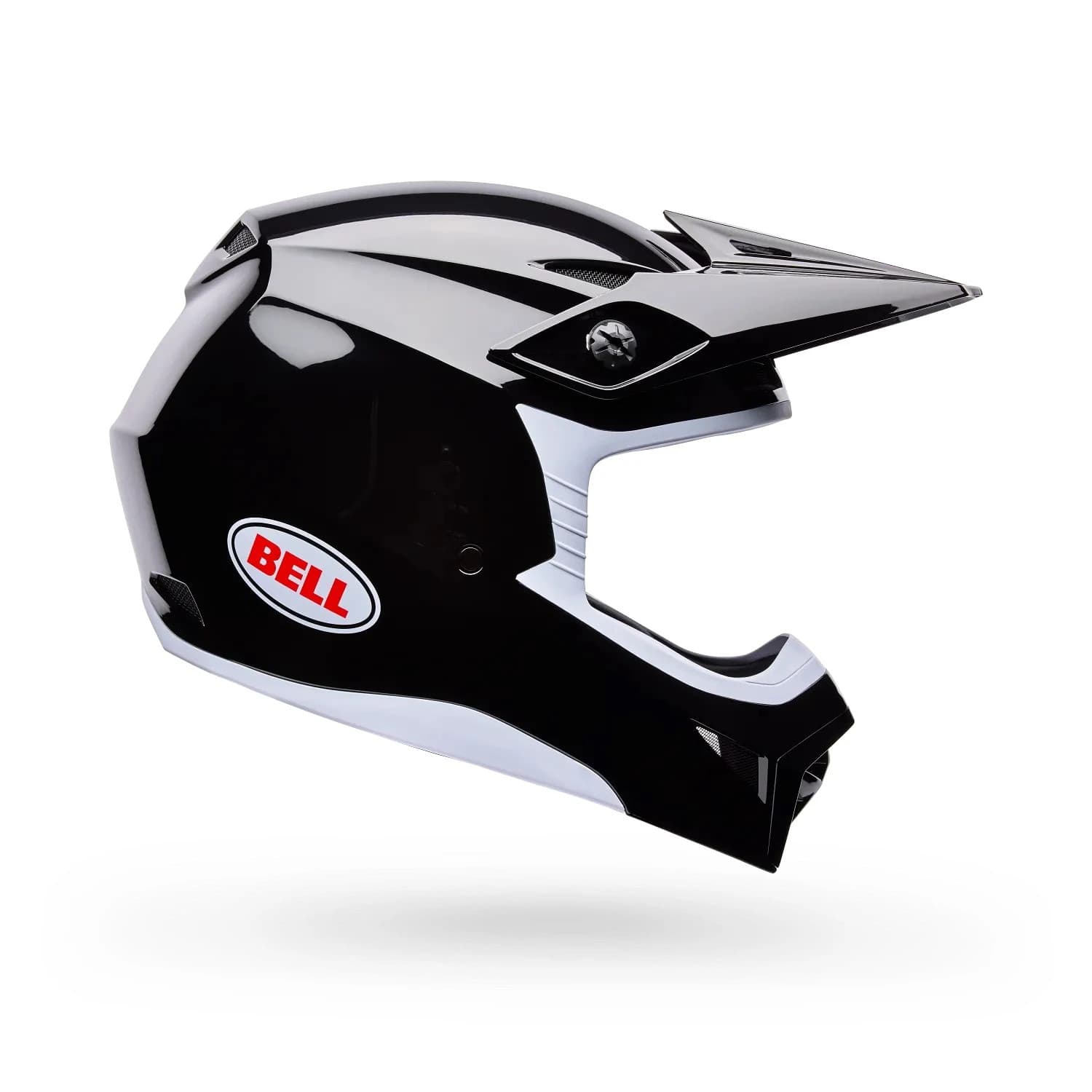 Bell MX-10 MIPS 2026 motocross/enduro/off-road helmet solid black/white