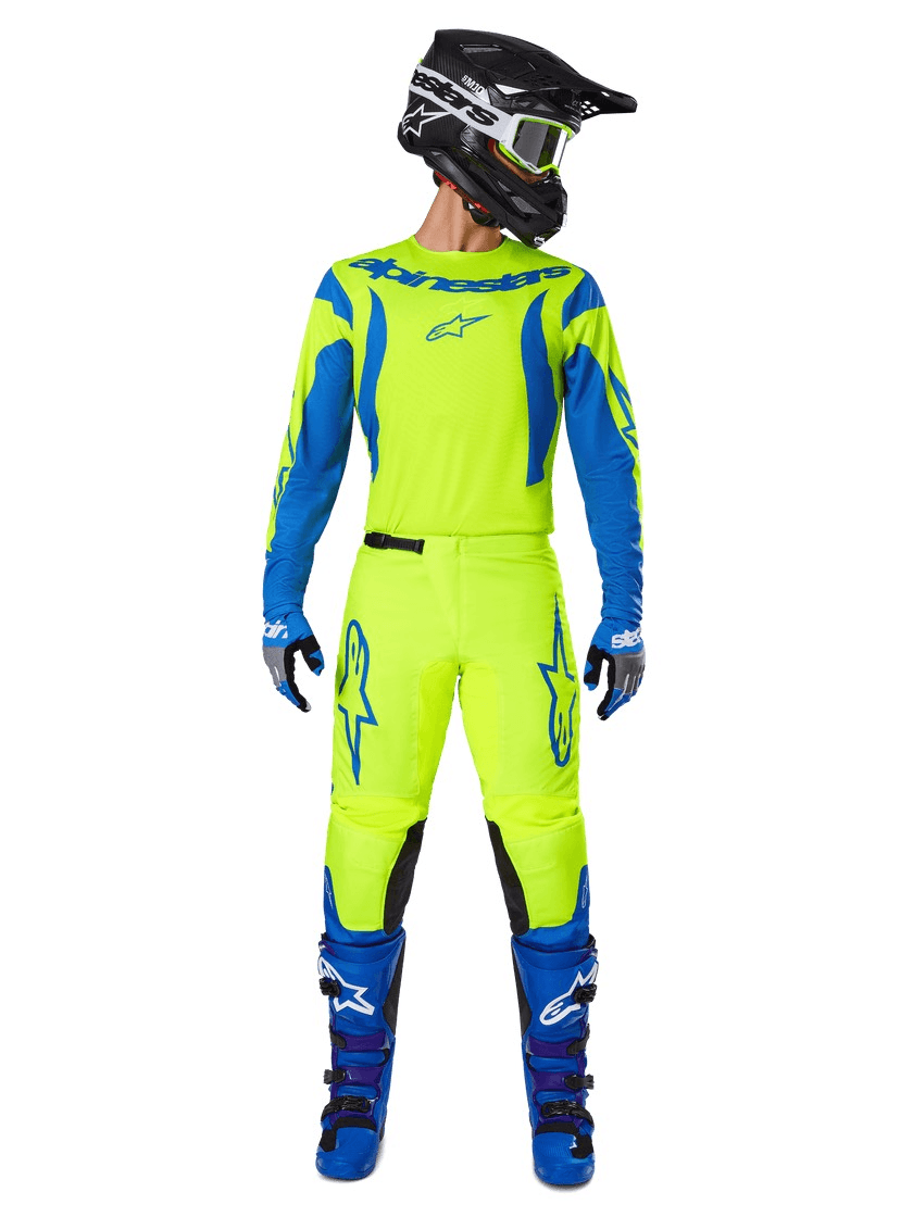 Alpinestars Fluid Haul 2025 Motocross/Enduro/Off-Road Yellow/Flo Blue Kit