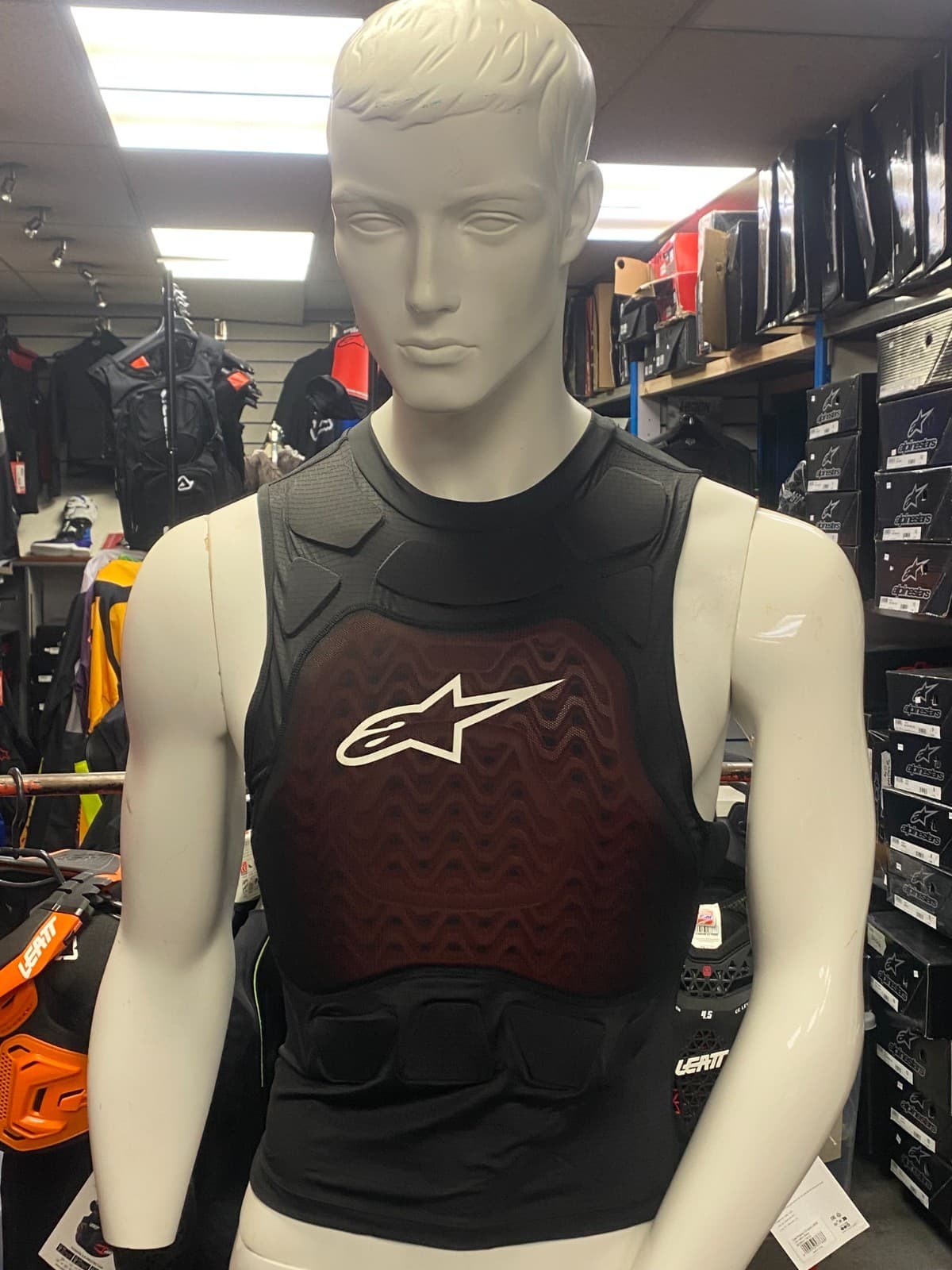 Alpinestars bionic plasma light protection vest motocross body armour